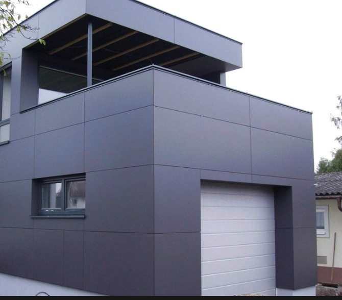HPL Facade Dark Finish